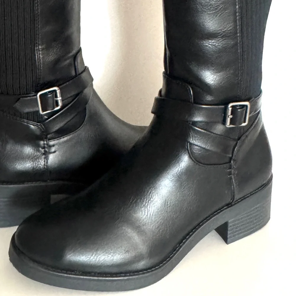 Life Stride Black Over the Knee Boots - Picture 9 of 16